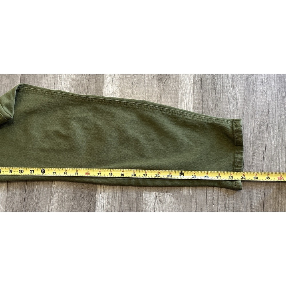 Judy Blue Womens Noel Drawstring Army Green Olive Green Pants Size 5/27 **FLAW** - Picture 15 of 16